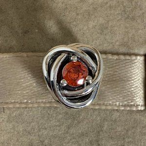 Pandora July True Red Eternity Circle Charm